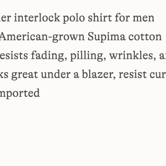 Lands' End‎ Men's Long Sleeve Interlock Cotton Polo Shirt Simple Olive S-2XL - Picture 4 of 6